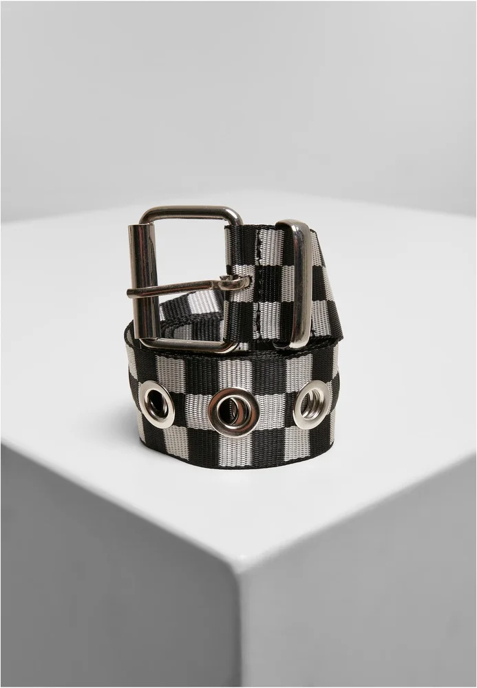 Checker Belt With Eyelets