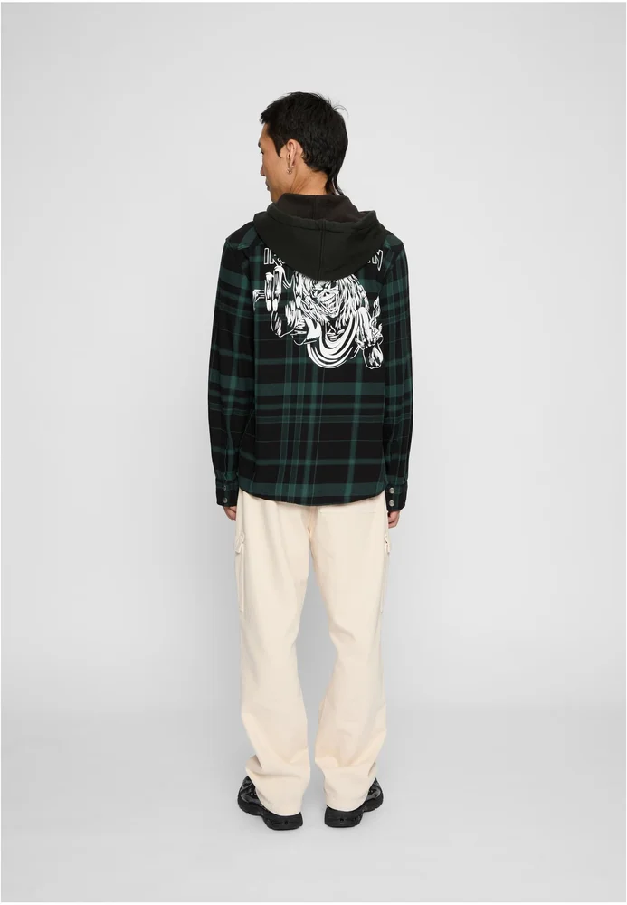 Iron Maiden Checkshirt Sweathood Eddy – Bild 4