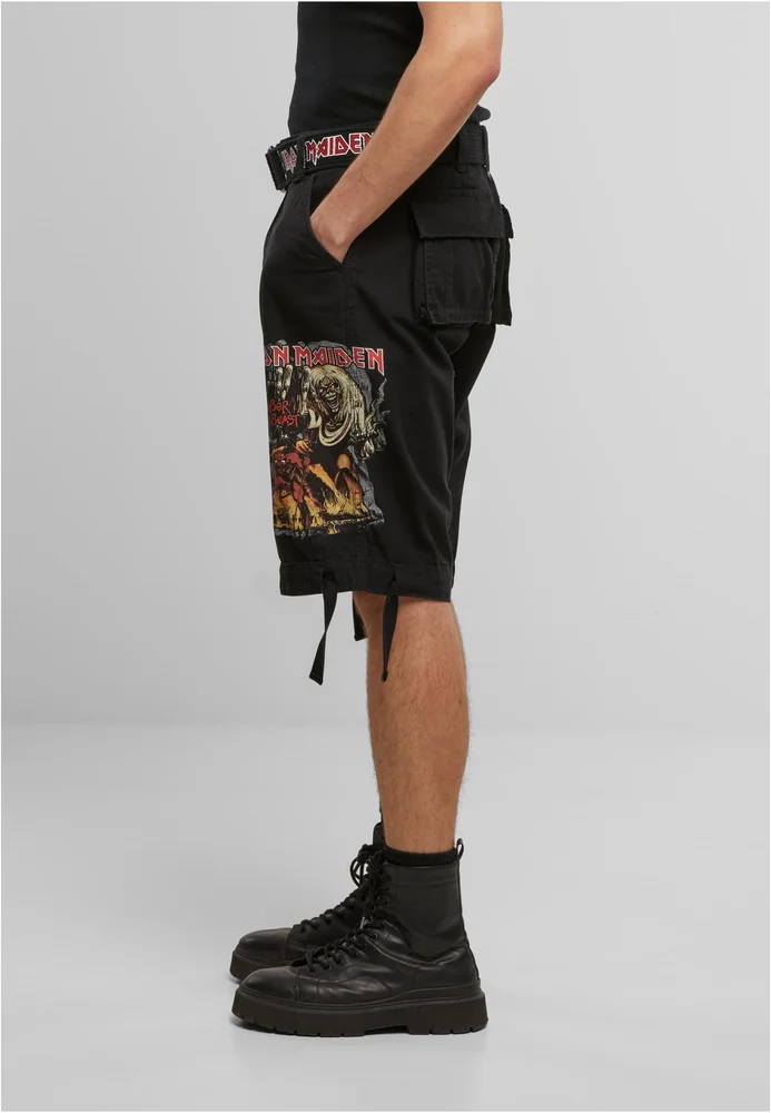Iron Maiden Savage Shorts The Number of The Beast black edition – Bild 2