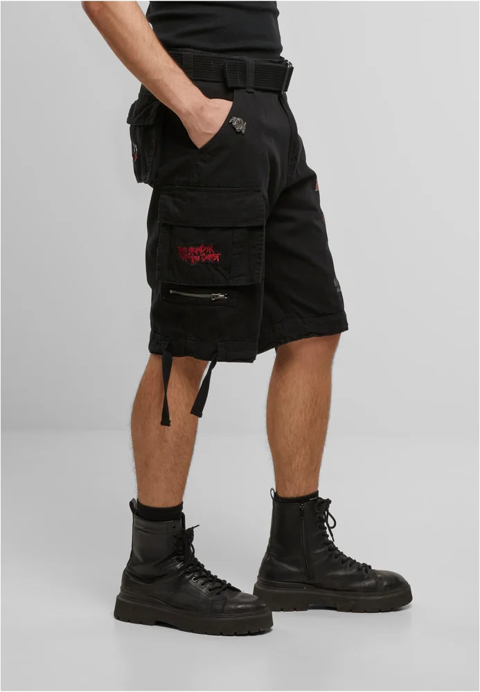 Iron Maiden Savage Shorts The Number of The Beast black edition – Bild 4