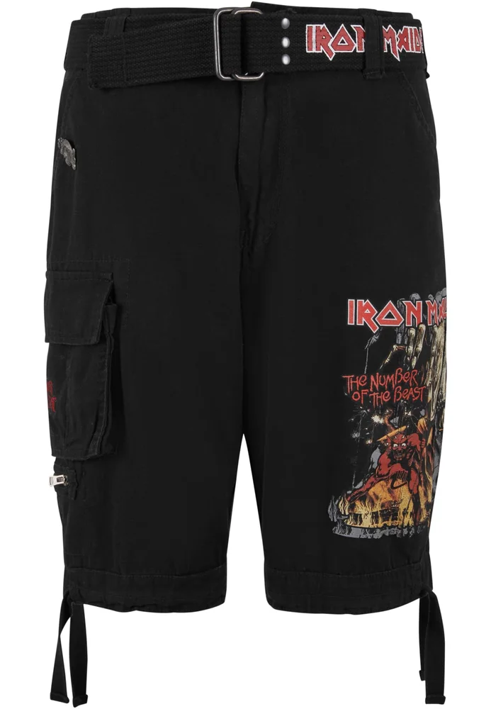 Iron Maiden Savage Shorts The Number of The Beast black edition – Bild 6