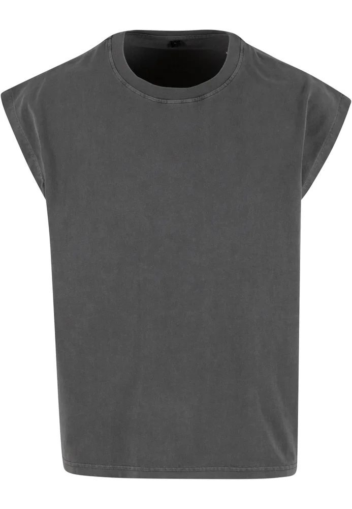 Vintage Cropped Heavy Sleeveless Tee – Bild 5