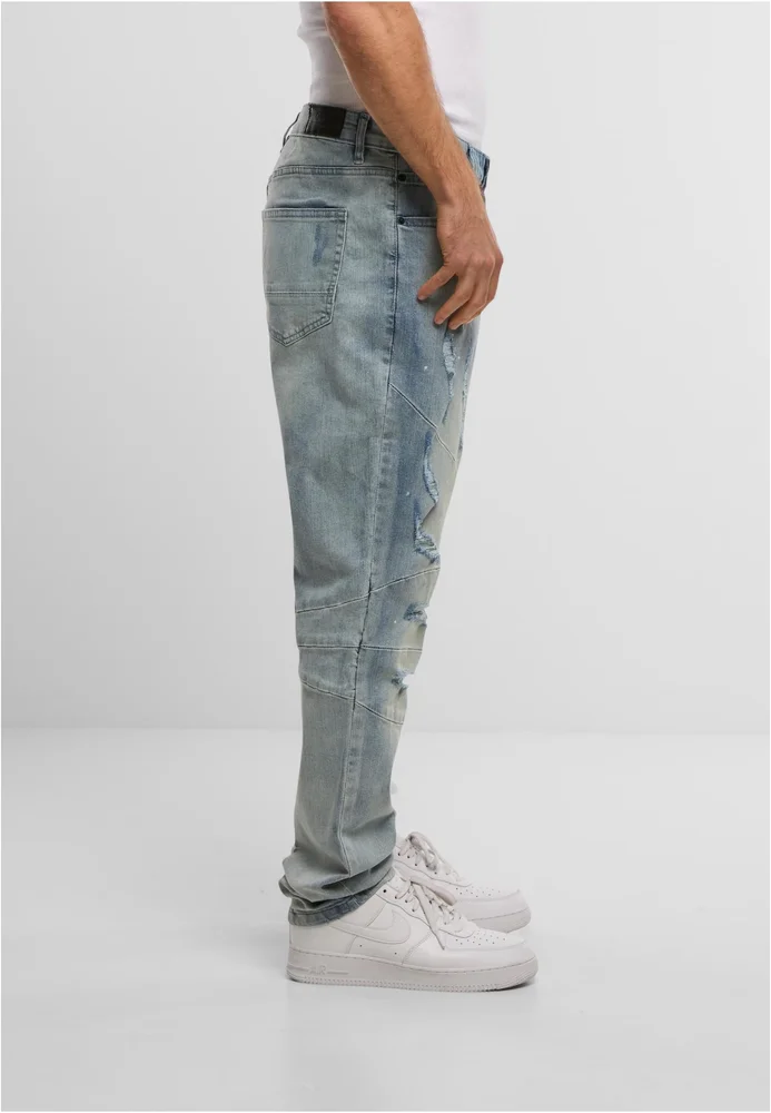 C&S Paneled Denim Pants – Bild 4