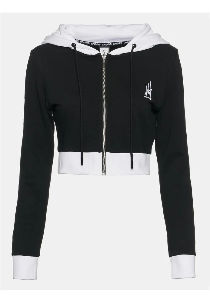 Dangerous DNGRS Obscure Zip Hoodies black/white S – Bild 3