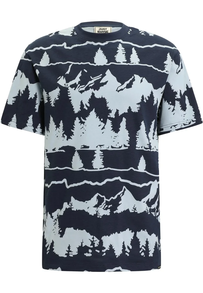 Just Rhyse Snow Tshirt navy S – Bild 3