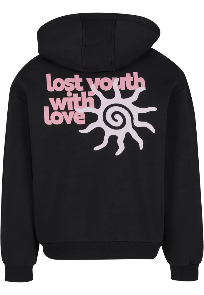 Lost Youth Oversized Zip Hoodie - With Love – Bild 5