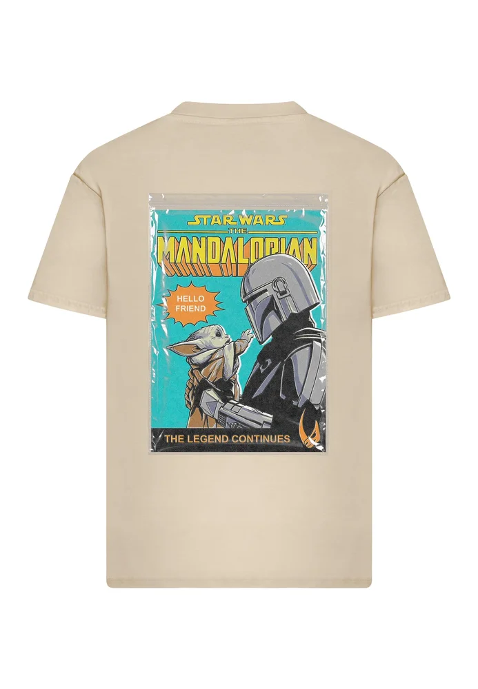 Star Wars Mandalorian Magazine Cover 1 Loose Tee whitesand 4XL – Bild 4