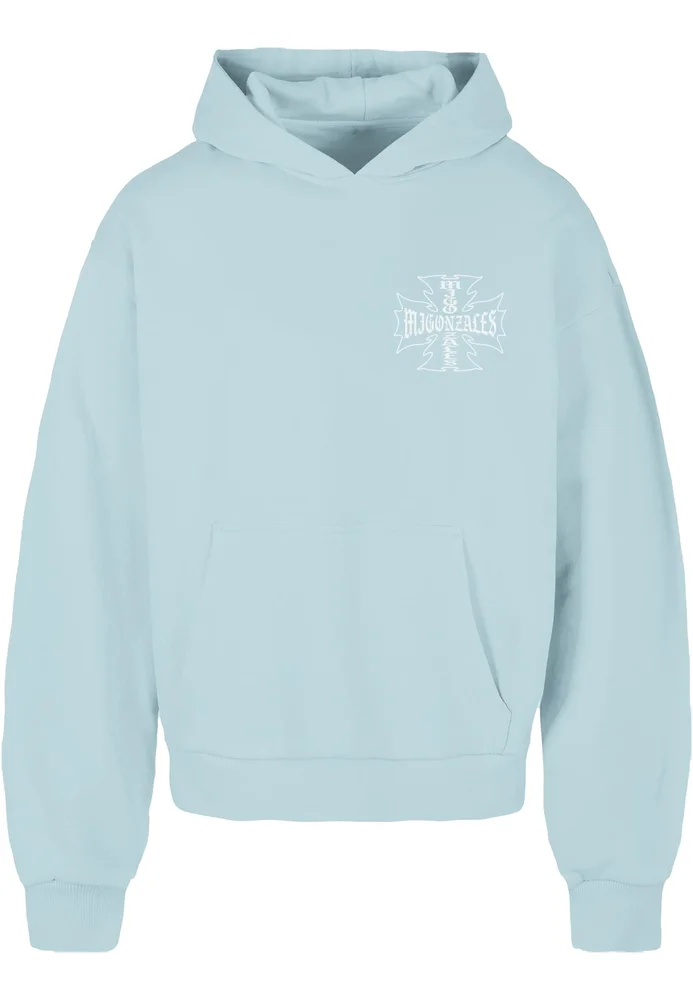 MJG Heavy Oversized Hoody - Iron Cross oceanblue M – Bild 3