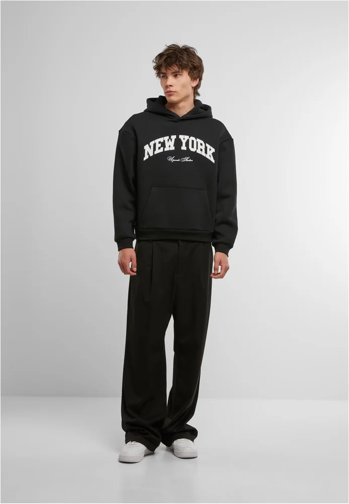 New York Collage Fluffy Hoody – Bild 3