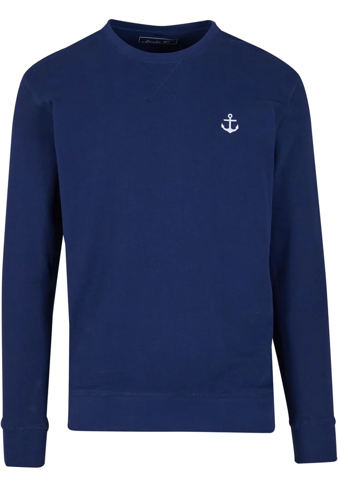 Anchor Sign EMB Light Crew Sweatshirt light navy 3XL – Bild 3