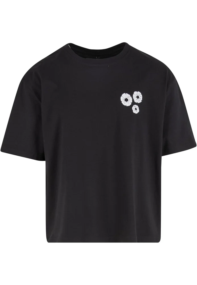 Bold Flowers Cropped Oversize Tee – Bild 4