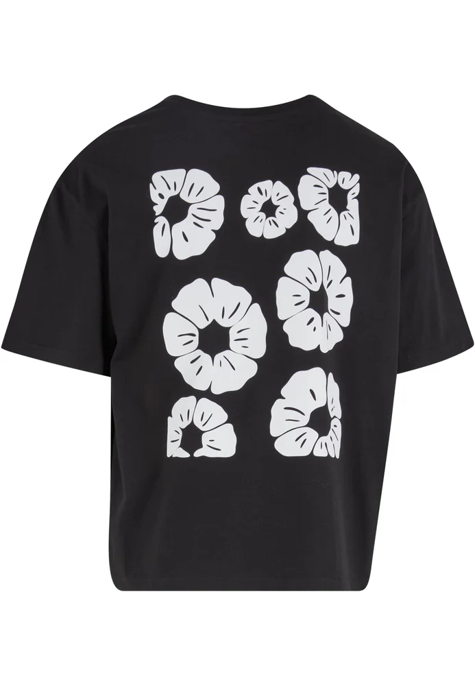 Bold Flowers Cropped Oversize Tee – Bild 5