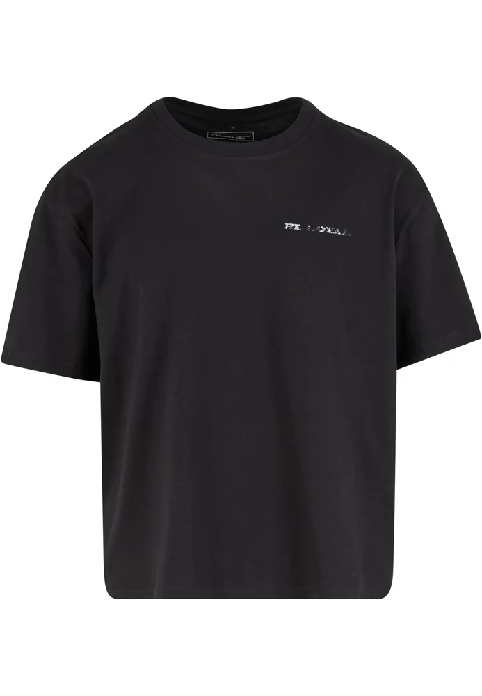 Distressed Mary Cropped Oversize Tee – Bild 4