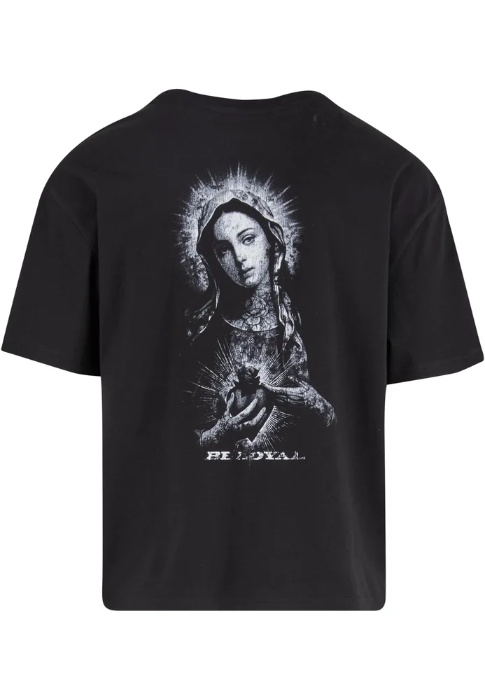 Distressed Mary Cropped Oversize Tee – Bild 5