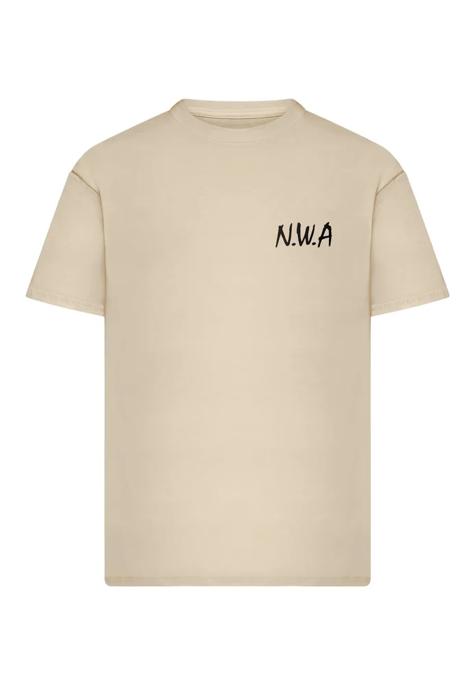 N.W.A Logo FB Oversize Tee black L – Bild 3