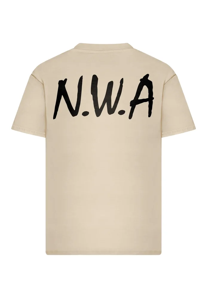 N.W.A Logo FB Oversize Tee black L – Bild 4