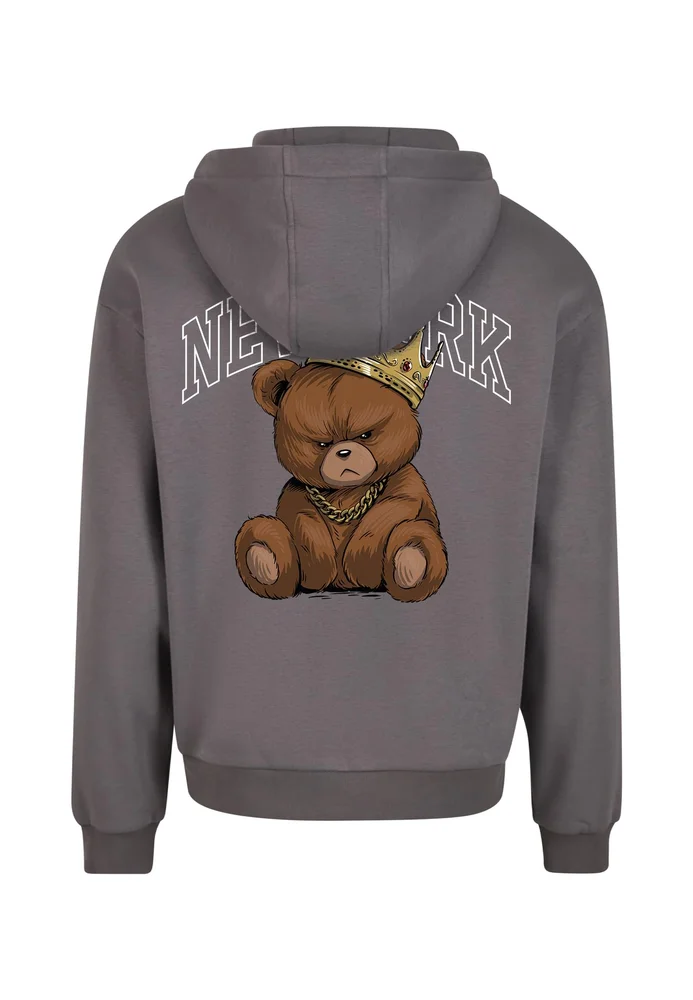 NY Crowned Bear Zip Hoody – Bild 4