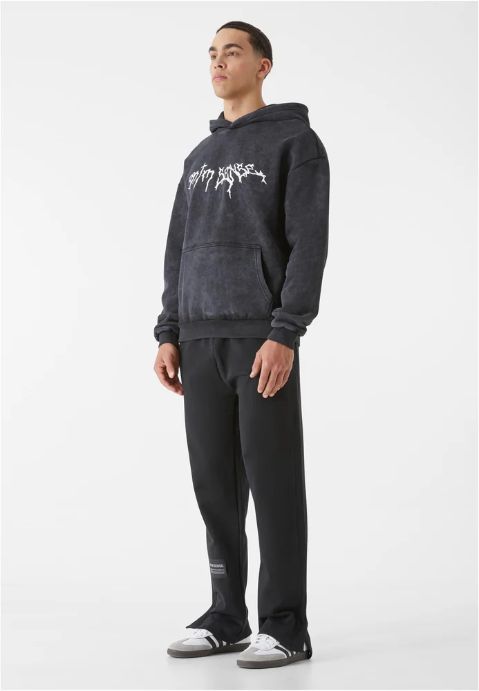 Sense Goth Print Hoodie Washed – Bild 4