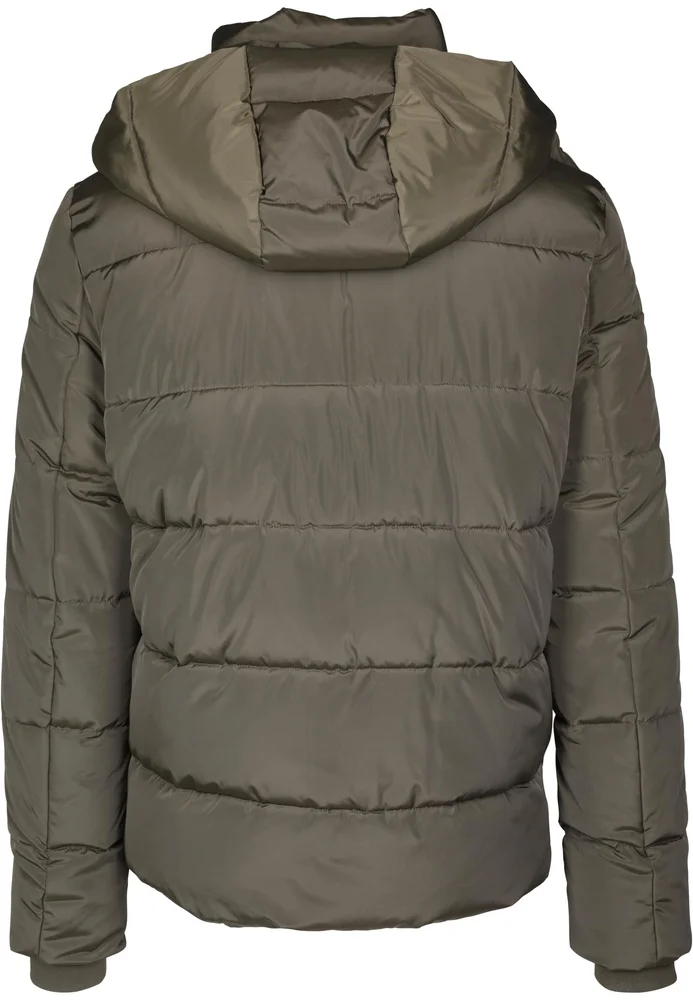 Hooded Puffer Jacket darkolive XL – Bild 6
