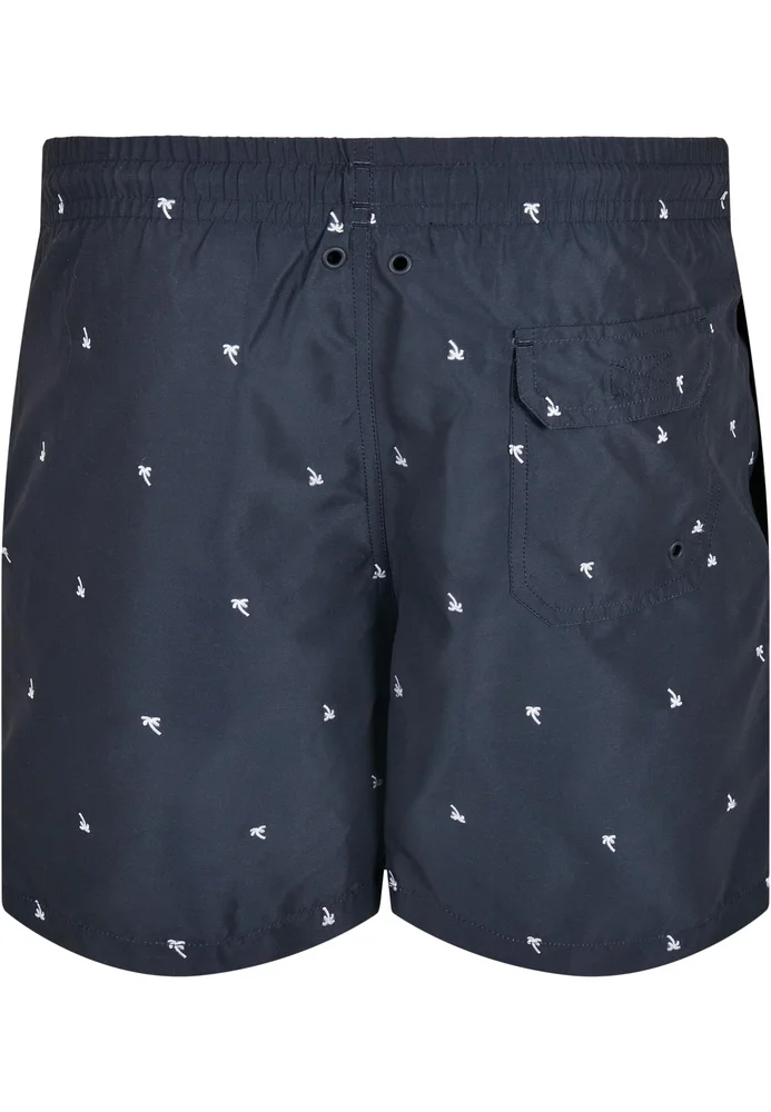 Embroidery Swim Shorts leaf/firered/navy 3XL – Bild 6