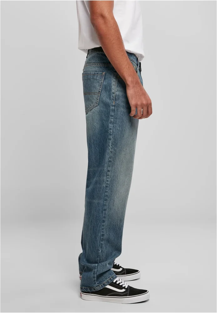 Loose Fit Jeans sand destroyed washed 40/32 – Bild 3