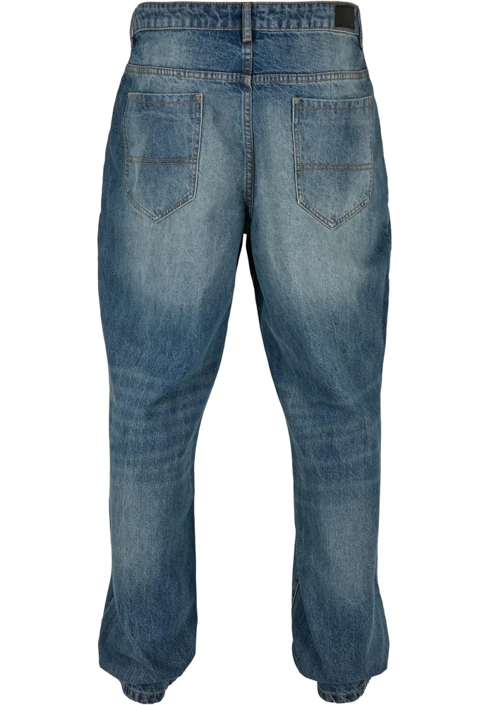 Loose Fit Jeans sand destroyed washed 40/32 – Bild 5