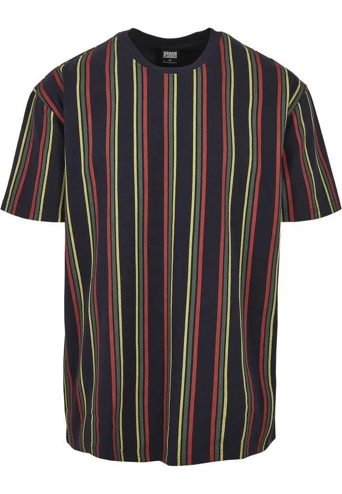 Printed Oversized Retro Stripe Tee – Bild 7