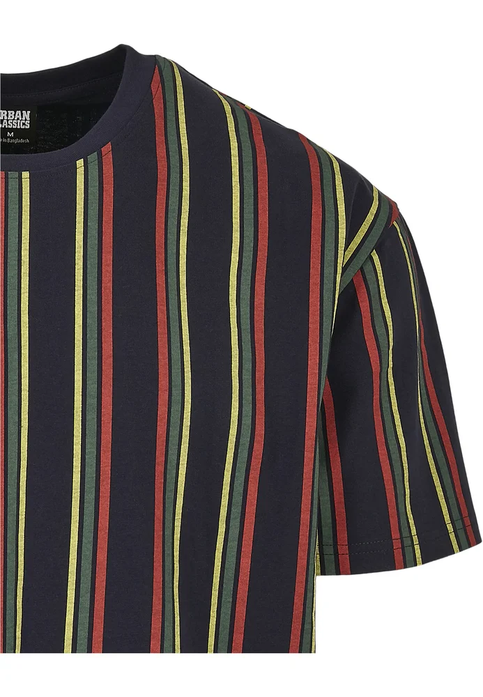 Printed Oversized Retro Stripe Tee – Bild 10