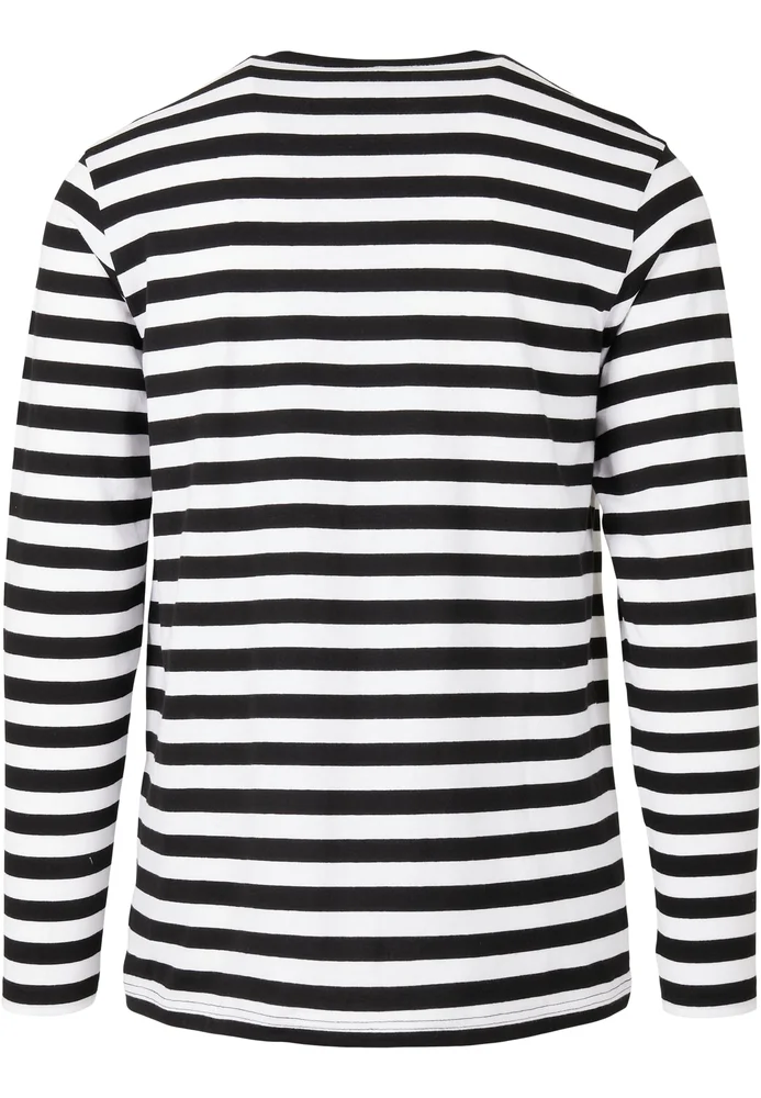 Regular Stripe LS white/black 4XL – Bild 4