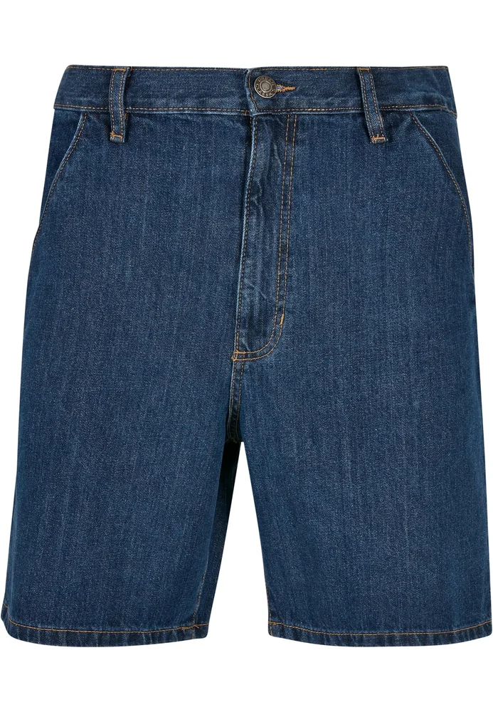 Essentials Denim Bermuda Shorts mid indigo washed 32 – Bild 5