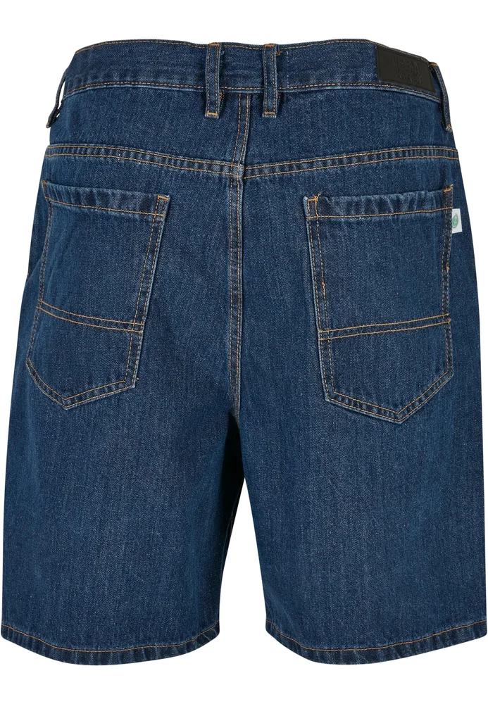 Essentials Denim Bermuda Shorts mid indigo washed 32 – Bild 6
