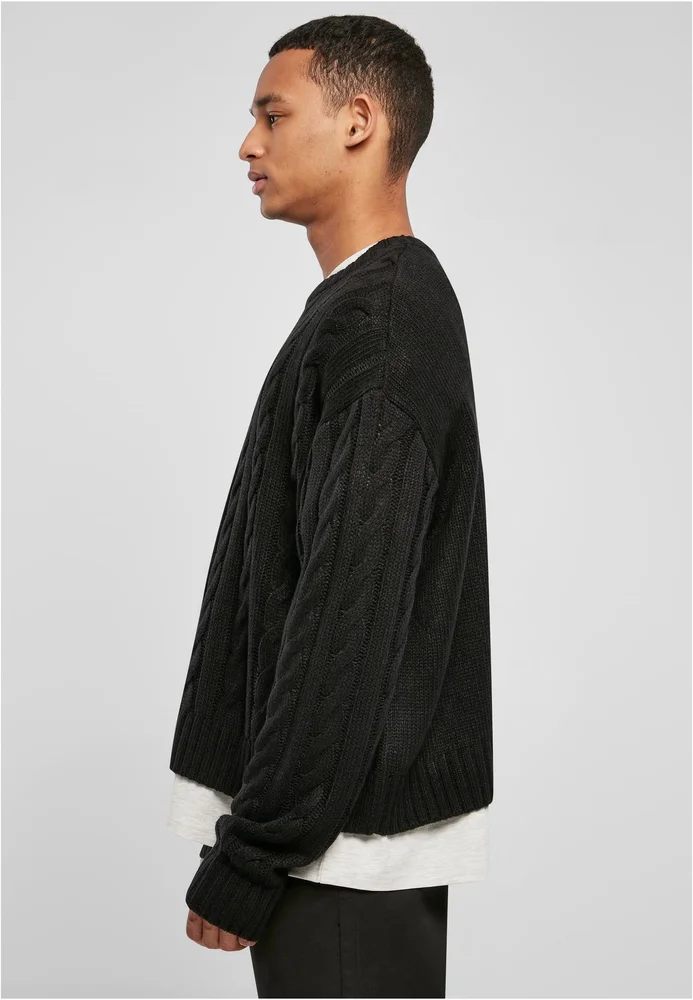 Boxy Sweater black S – Bild 3