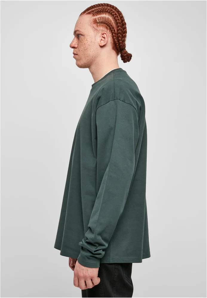 Ultra Heavy Oversized Longsleeve bottlegreen 5XL – Bild 3
