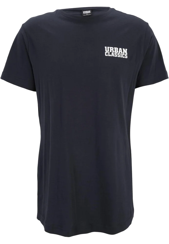 Shaped Long Tee with Urban Classic Print navy XXL – Bild 3