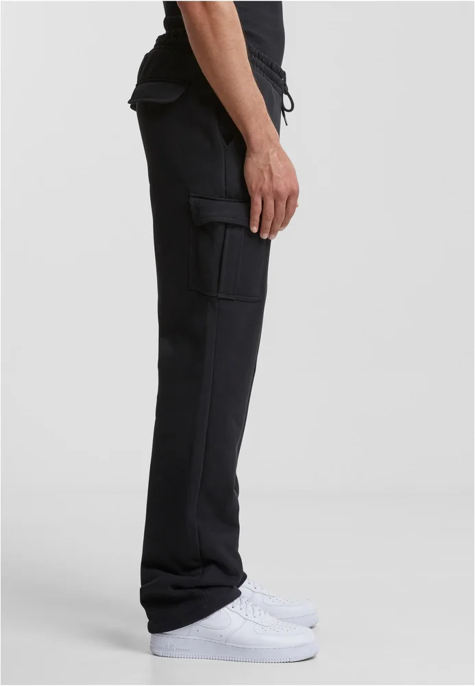 Heavy Straight Leg Cargo Sweatpants black 3XL – Bild 4