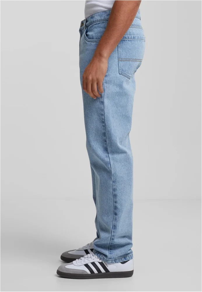 Heavy Ounce Straight Fit Jeans new light blue washed 33 – Bild 3