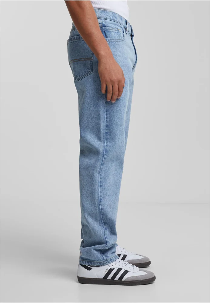 Heavy Ounce Straight Fit Jeans new light blue washed 33 – Bild 4