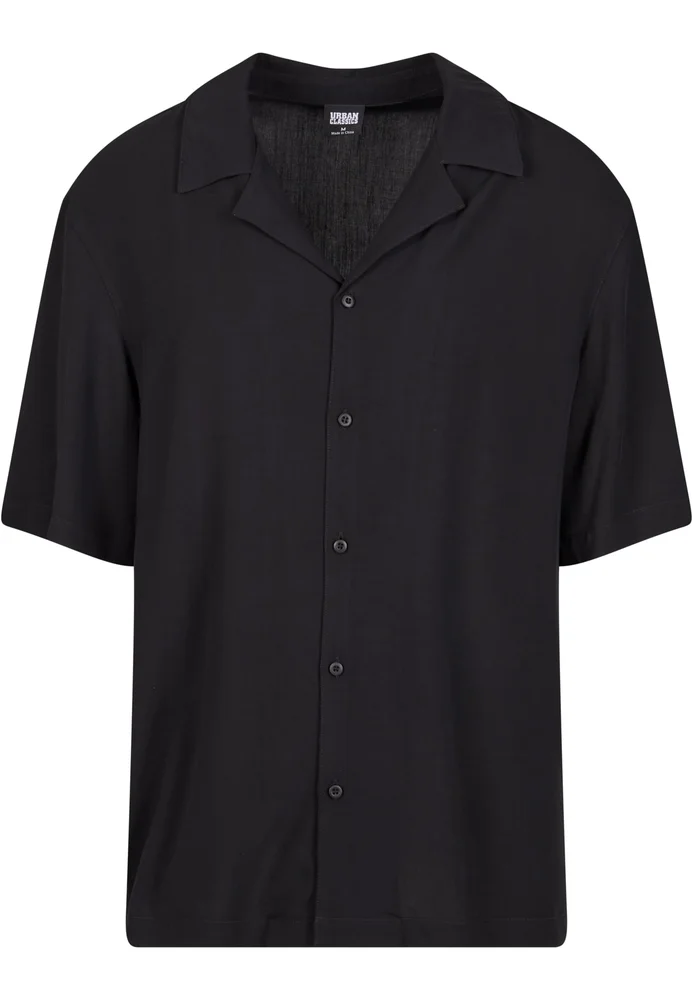 Loose Viscose Shirt black 5XL – Bild 5