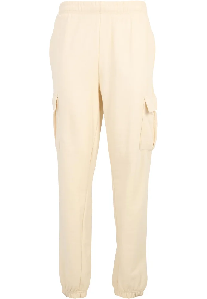 Light Terry Wide Cargo Sweatpants whitesand L – Bild 3