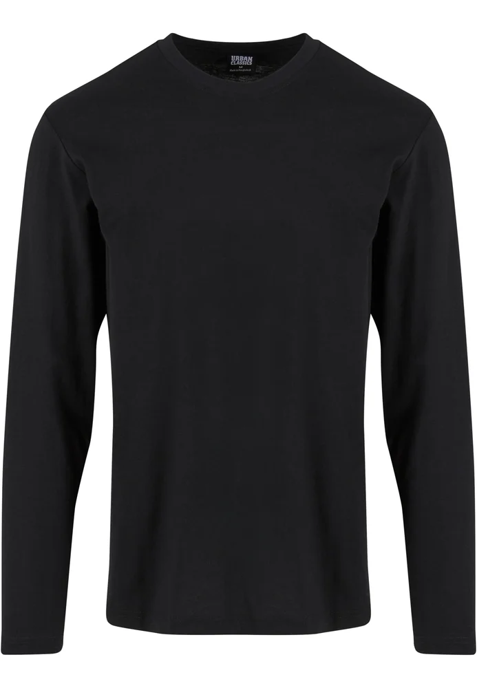 Basic Longsleeve 2-Pack black+black XXL – Bild 3