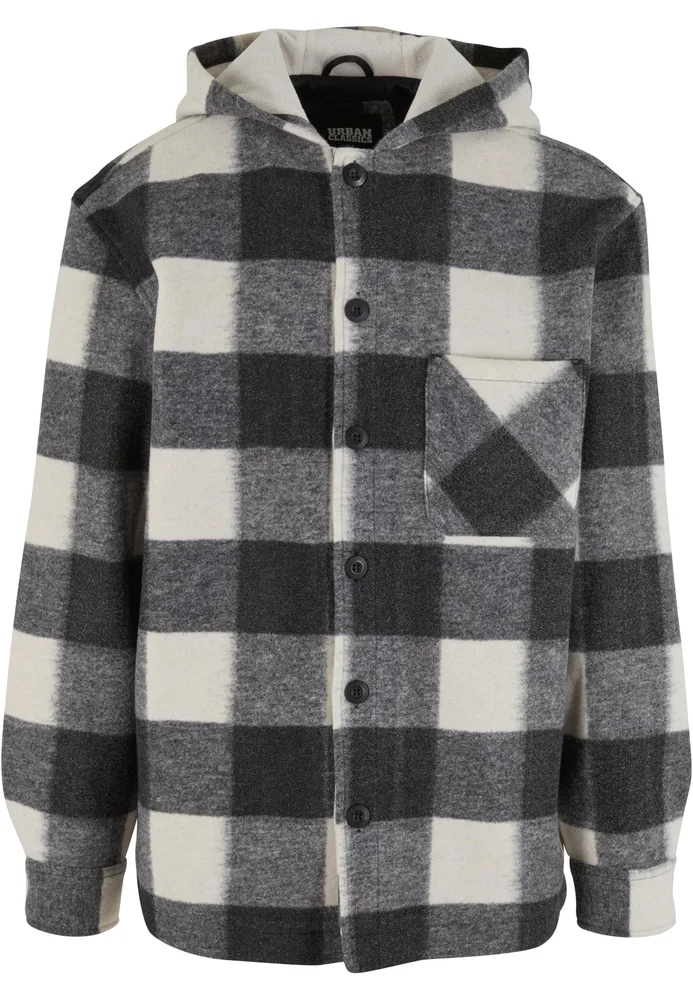 Big Check Jacket With Hood – Bild 4