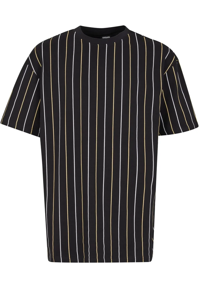 Urban Classics Printed Pinstripe Tee Herren – Bild 3