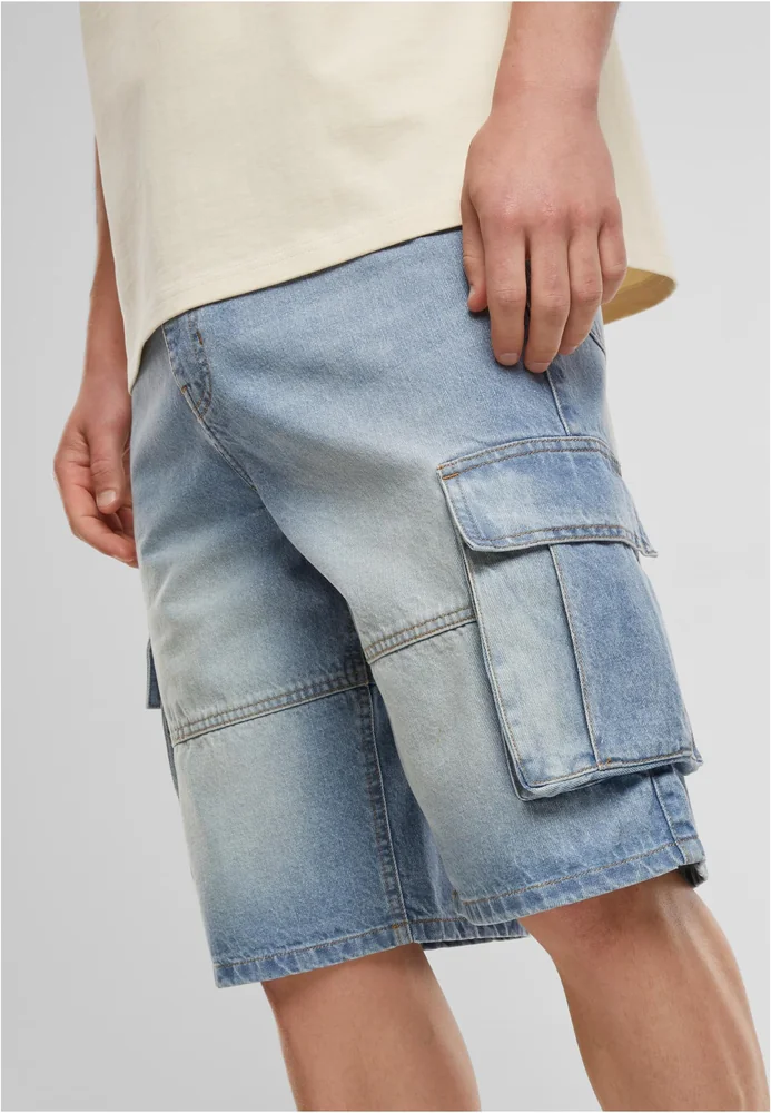 Relaxed Denim Cargo Shorts – Bild 6