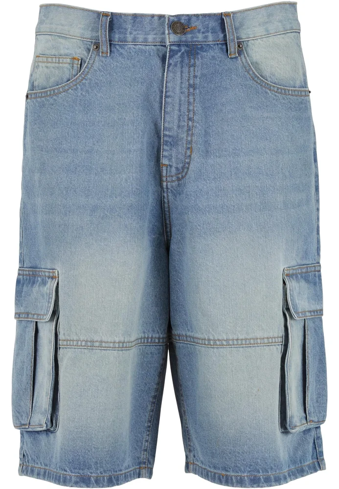Relaxed Denim Cargo Shorts – Bild 7