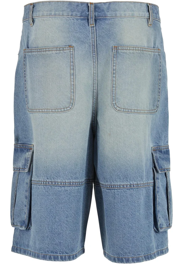 Relaxed Denim Cargo Shorts – Bild 8