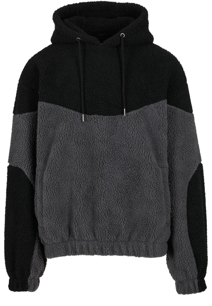 Weavy Colorblock Teddy Hoodie – Bild 4