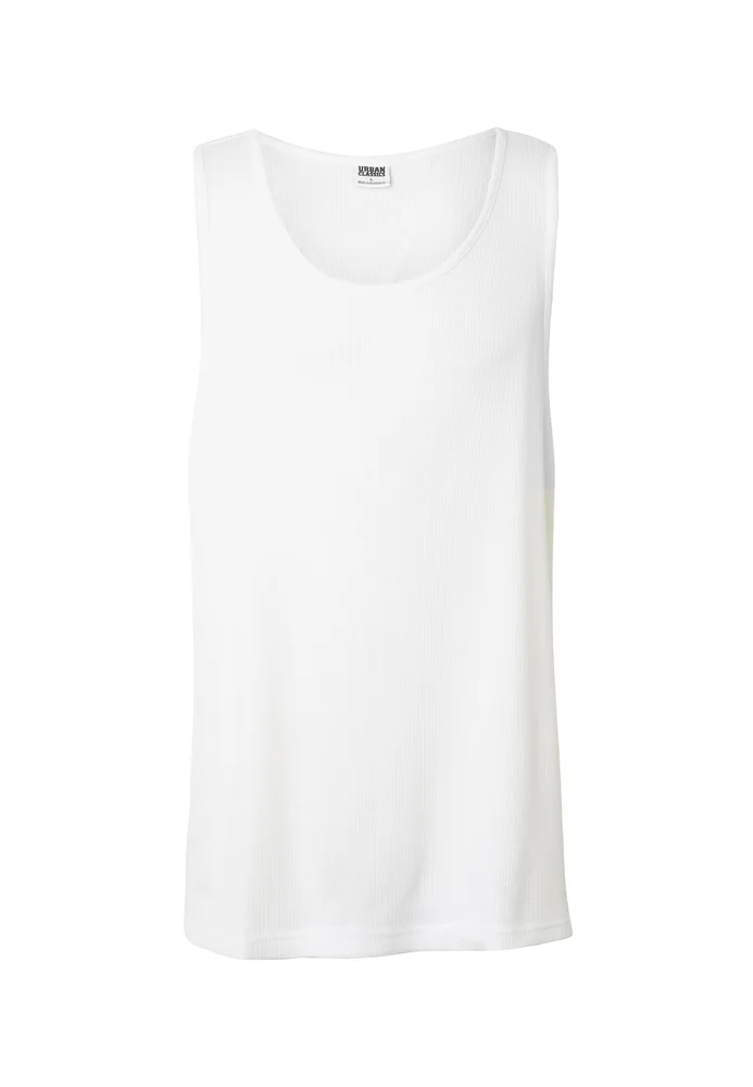 Sleeveless Waffle Tanktop white XXL – Bild 3