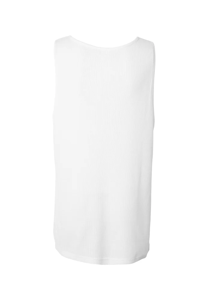 Sleeveless Waffle Tanktop white XXL – Bild 4