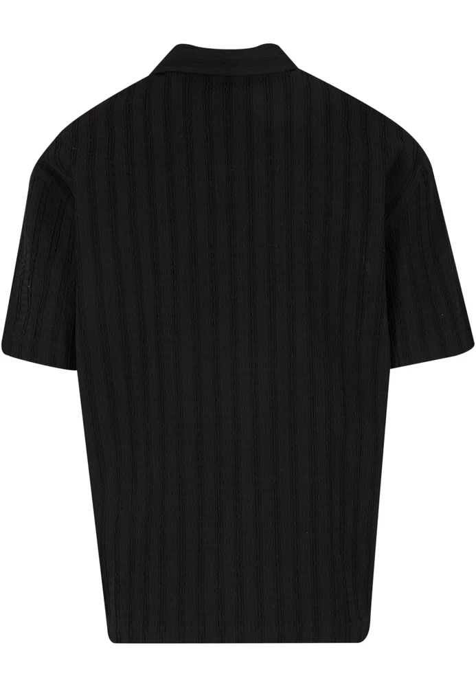 Tonal Striped Structured Resortshirt – Bild 4