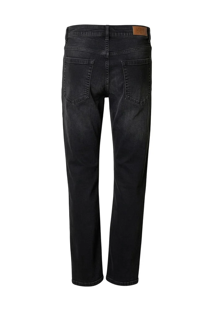 Basic Slim Fit Jeans black washed 31 – Bild 4